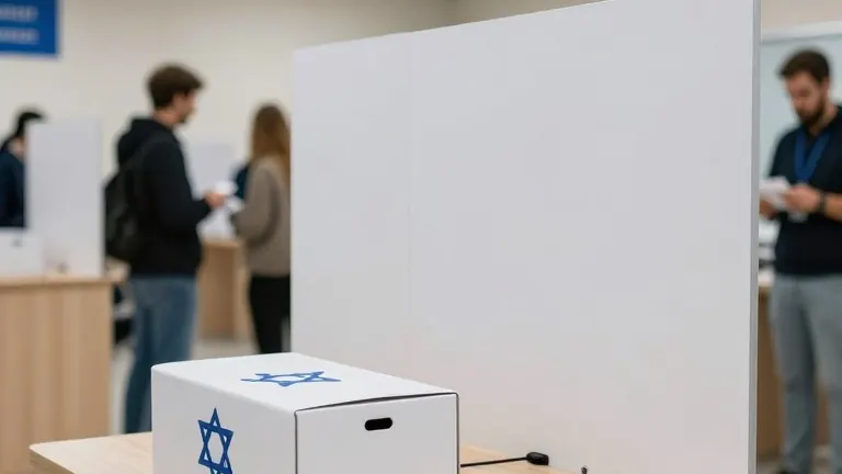 Illustration for: 52 vs. 50: Israel's fragmented vote leaves 120-seat Knesset without a clear path to power