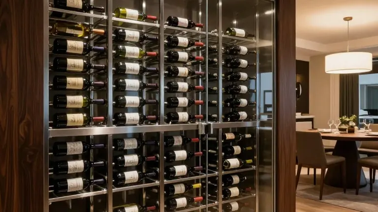 Illustration for: 55 Degrees: The Temperature Threshold Changing Home Wine Cellar Designs