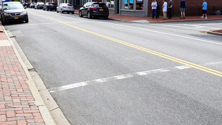 Illustration for: Main Street Redesign: Northampton's $43 Million Split