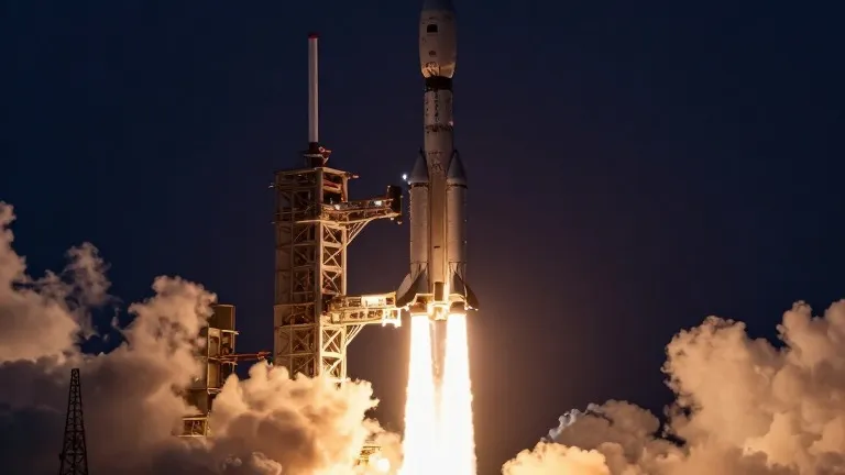 Illustration for: Rocket Lab Launches 98th Mission, Delivering Three Hawk Satellites to Orbit