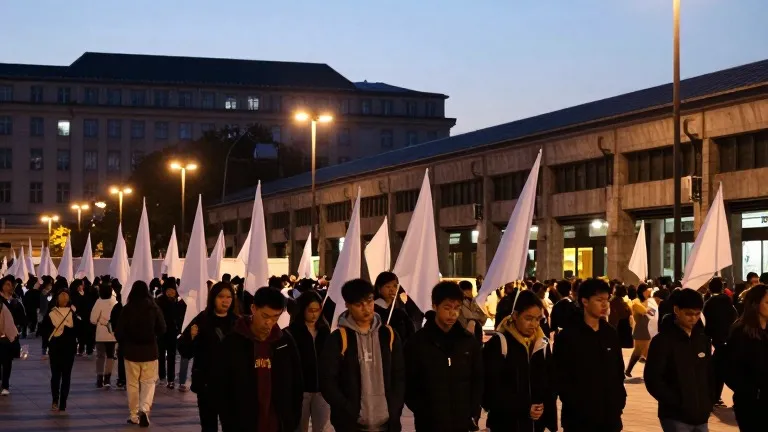 Illustration for: Serbia's ruling party faces first real threat in 14 years as student list surges
