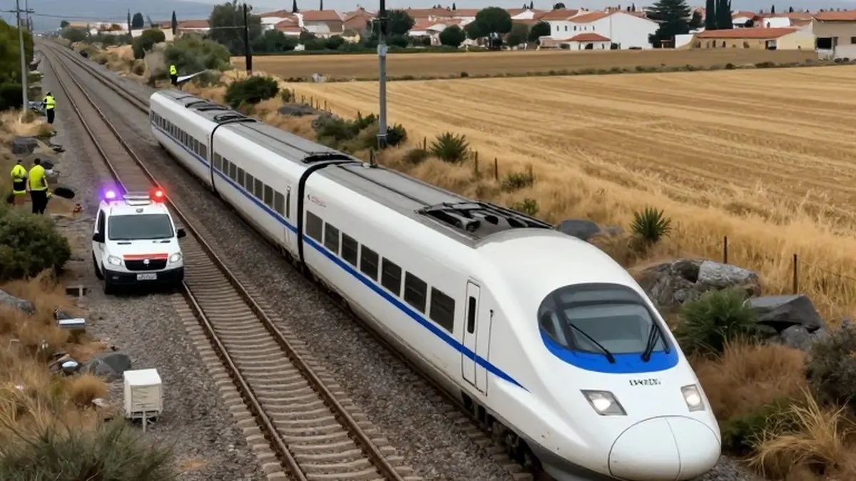 Illustration for: At Least 10 Killed as High-Speed Trains Collide in Central Spain